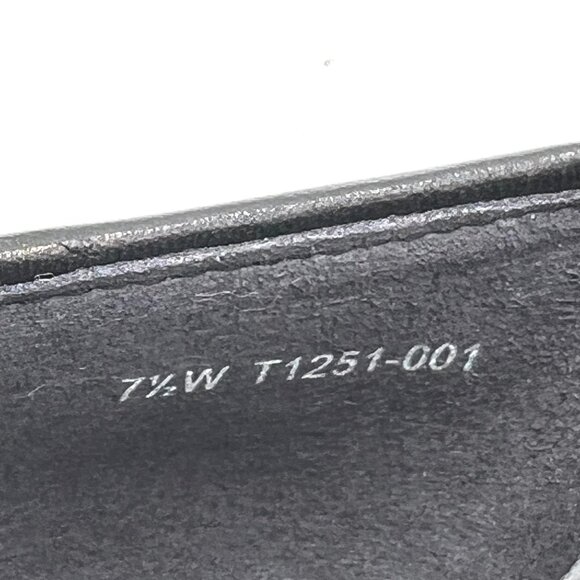 7.5W 7.5 WIDE WIDTH‎ Trotters Womens Sizzle Black Leather Ballet Flats Shoes - Picture 12 of 12